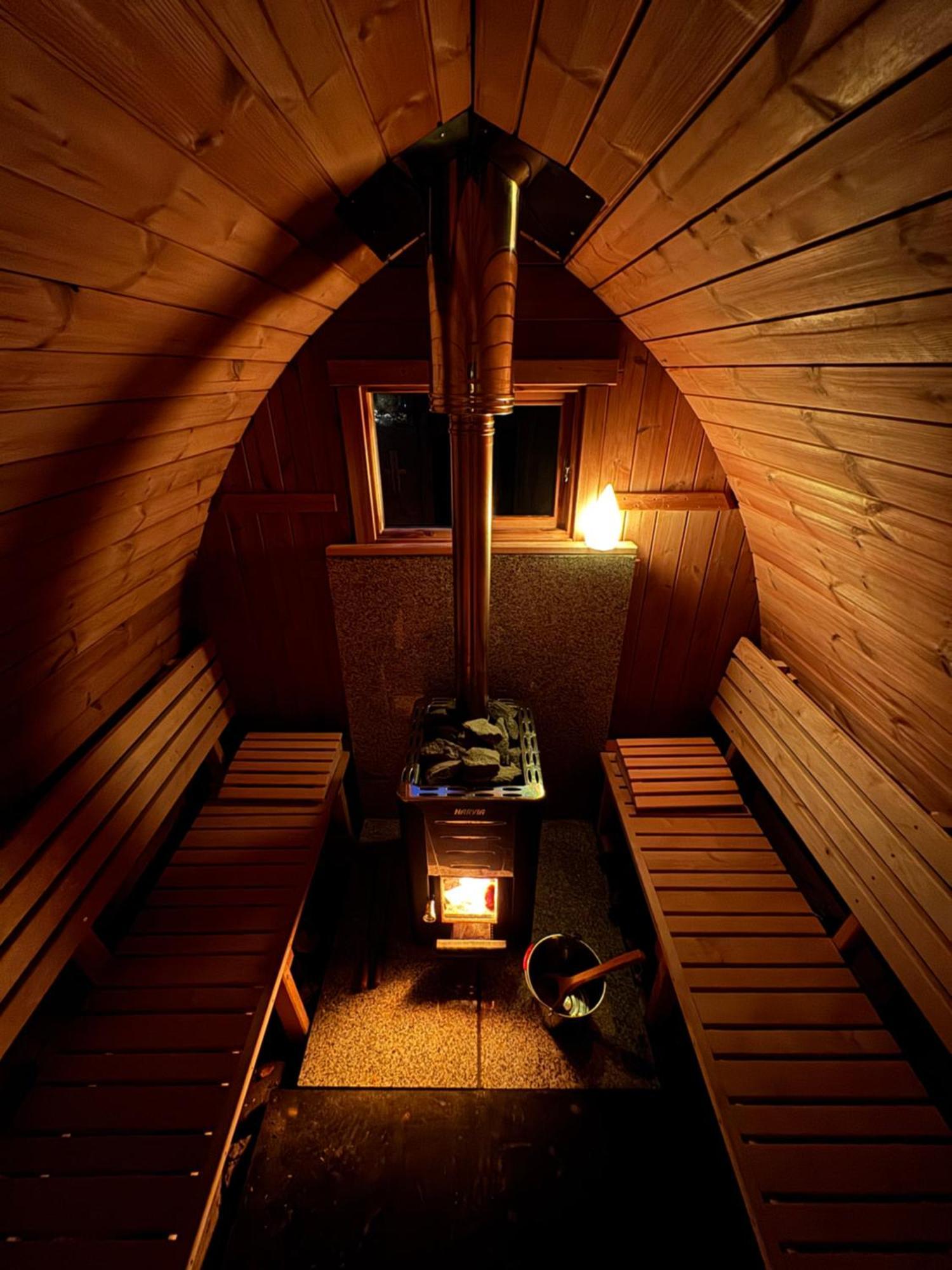 Lehmhaeuschen Mit Sauna Тангермюнде Екстер'єр фото